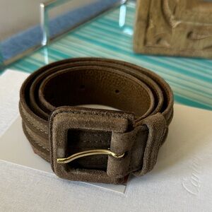 J Crew Women’s Light Brown Suede Belt